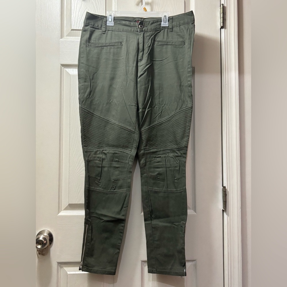 Sofia Vergara Skinny Moto Twill Pants size 12